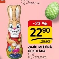 Čokoládový zajíc Figaro
