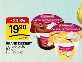 Dezert Grand Dessert Ehrmann
