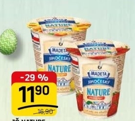 Jogurt Nature ochucený jihočeský Madeta