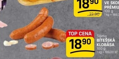 Klobáska bítešská Sláma