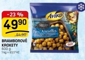 Krokety Noisettes mražené Aviko