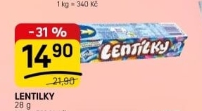 Lentilky Orion