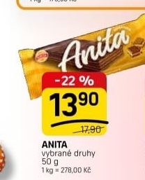 Oplatky Anita Sedita