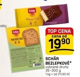 Pečivobez lepku Schär