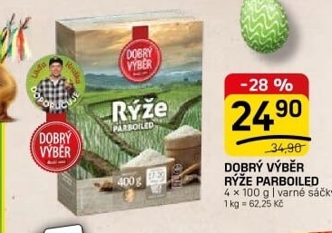 Rýže parboiled Dobrý Výběr