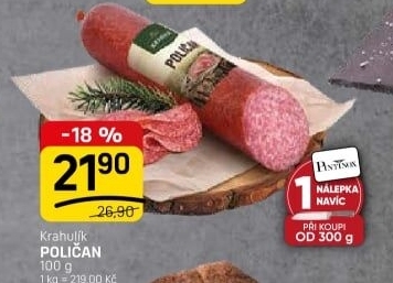 Salám Poličan Krahulík