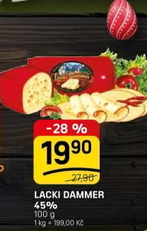 Sýr 45% Lacki Dammer