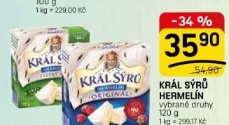 Sýr Hermelín Král sýrů