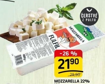 Sýr Mozzarella cihla Fulfil