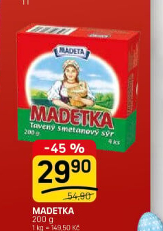 Sýr tavený smetanový Madetka