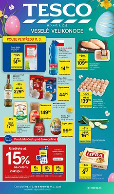 akční leták Tesco 11.3.2026-17.3.2026