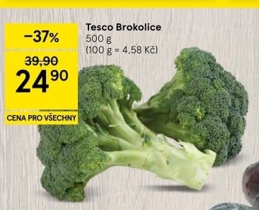 Brokolice Tesco