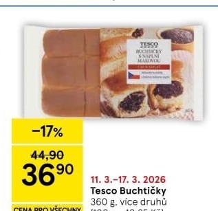 Buchtičky české Tesco
