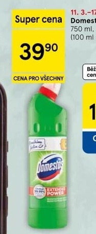 Čistič WC gelový Domestos