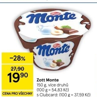 Dezert Monte Zott