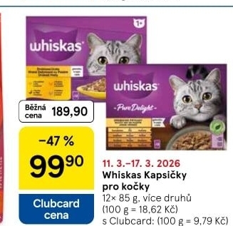 Kapsičky pro kočky Whiskas
