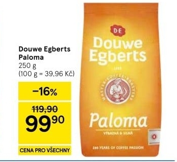 Káva Paloma Douwe Egberts