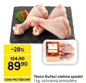 Kuřecí stehna Tesco