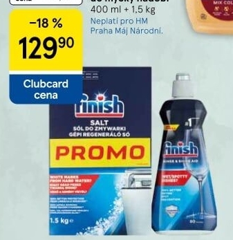 Leštidlo do myčky + sůl do myčky Finish