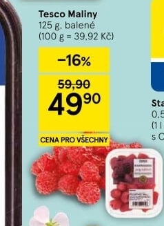 Maliny Tesco