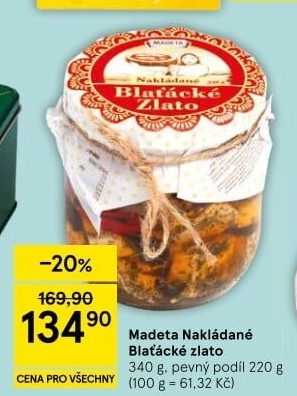Nakládané Blaťácké Zlato Madeta