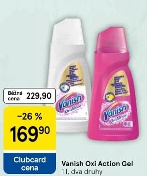 Odstraňovač skvrn gelový Vanish Oxi Action