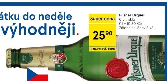 Pivo Pilsner Urquell
