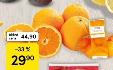 Pomeranče Tesco