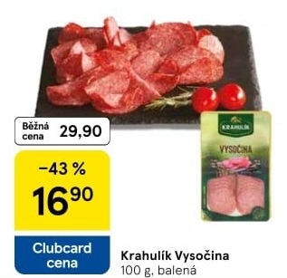 Salám Vysočina Krahulík