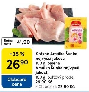 Šunka Amálka nejvyšší jakosti Krásno