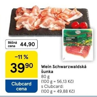 Šunka schwarzwaldská Wein