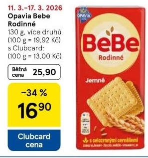 Sušenky Rodinné BeBe Opavia