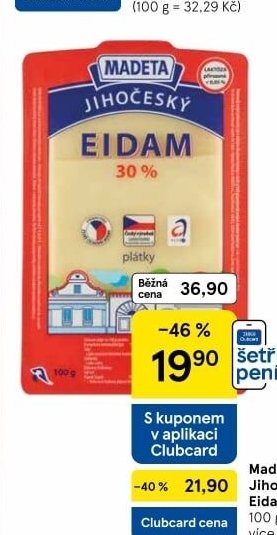 Sýr Eidam Jihočeský Madeta