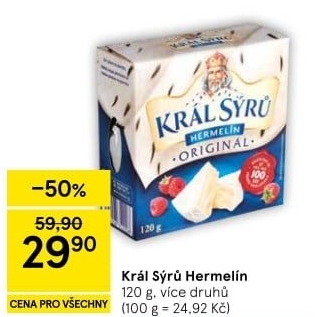 Sýr Hermelín Král sýrů