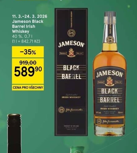 Whiskey Black Barrel Jameson
