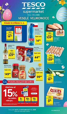 akční leták Tesco 11.3.2026-17.3.2026