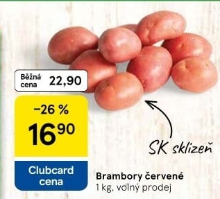 Brambory červené