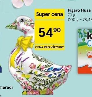 Čokoládová husa Figaro