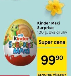 Čokoládové vajíčko s překvapením Maxi Kinder Surprise