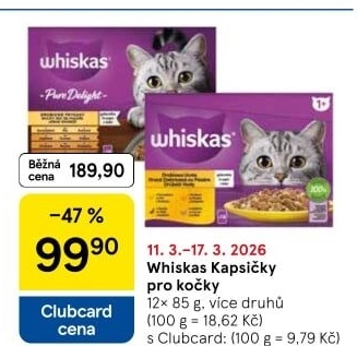 Kapsičky pro kočky Whiskas