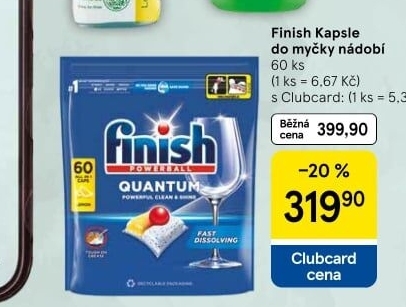 Kapsle do myčky Finish