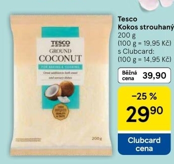 Kokos strouhaný Tesco