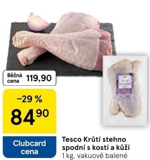 Krůtí stehna Tesco