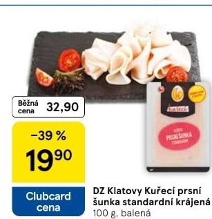 Kuřecí šunka prsní standard DZ Klatovy