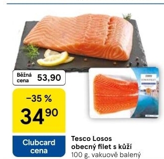 Losos obecný filety Tesco