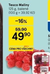 Maliny Tesco