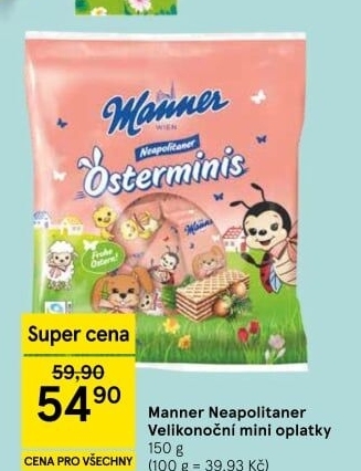 Oplatky Neapolitaner Minis Manner