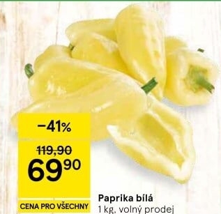 Paprika bílá