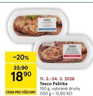 Paštika Tesco