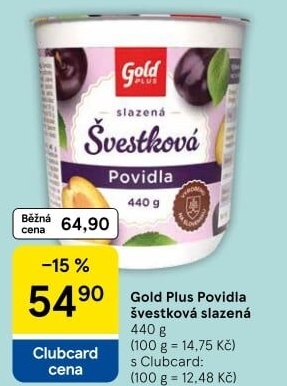 Povidla Gold Plus